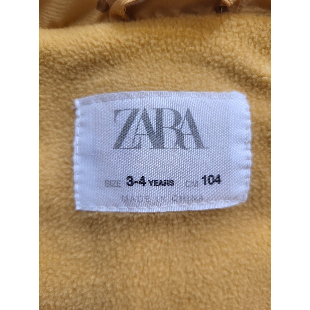 Zara Kids Toddler Pink Puffer Jacket Coat 3-4 Years - Picture 4 of 6